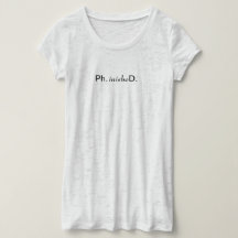 Formando de PhD para camisetas finas femininas