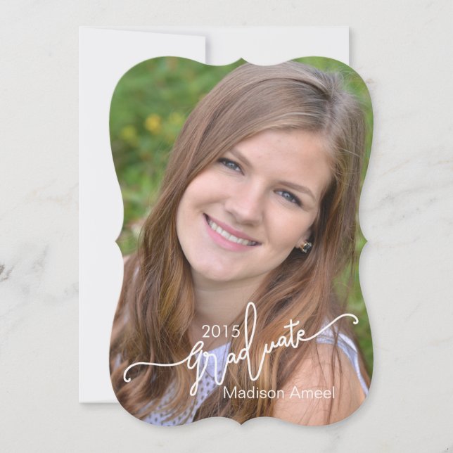 Formando do Rico 2015| Anúncio de graduação vermel (Frente)