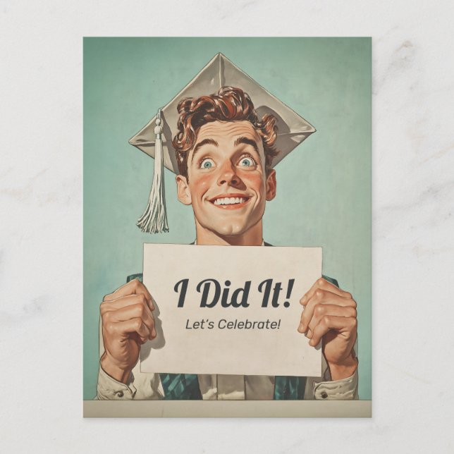 Formando Feliz Fazendo Convite (Frente)