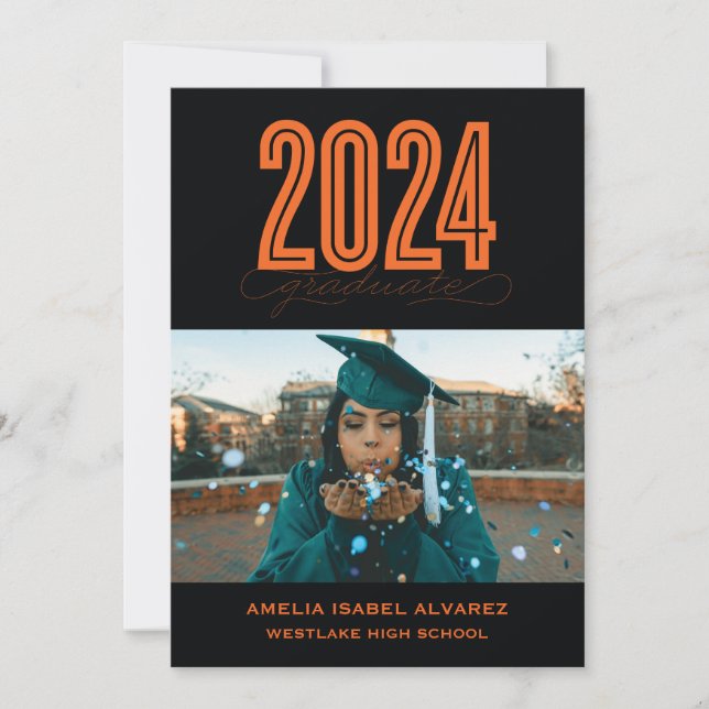 FORMANDO MODERN 2024 | CONVITE À GRADUAÇÃO DE FOTO (Frente)