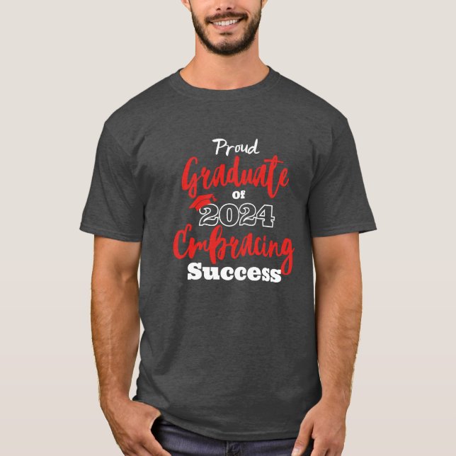 Formando Orgulhoso De 2024 | Graduação T-Shirt (Frente)