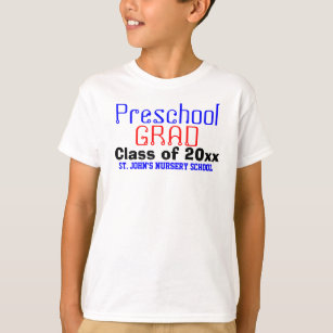 Formando pré-escolar Classe de Camisa Colorida