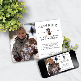 Formando Pré-Escolar Convite Cuja Puppy Escruffy