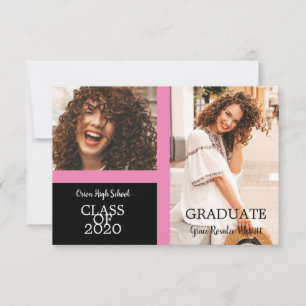 Formando Simple Two Graduation in Pink