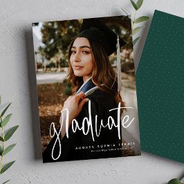 Formando verde de tendência, um anúncio de foto