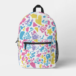 formas coloridas de pastel vibrante