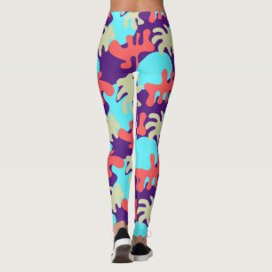 Formas de abstrato Escolha suas leggings de Yoga d