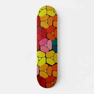 Formas de Abstrato muito Legal e coloridas skate