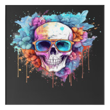 Formas de Caveira Floral