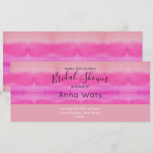 Formas de Pastel de Cor-de-Água Rosa Pintadas à