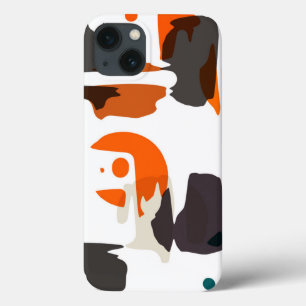 Formas em cores retro design abstrato