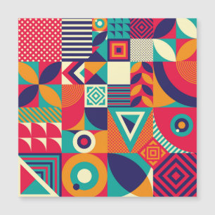 formas geométricas de pop abstrato, padrão sem sol