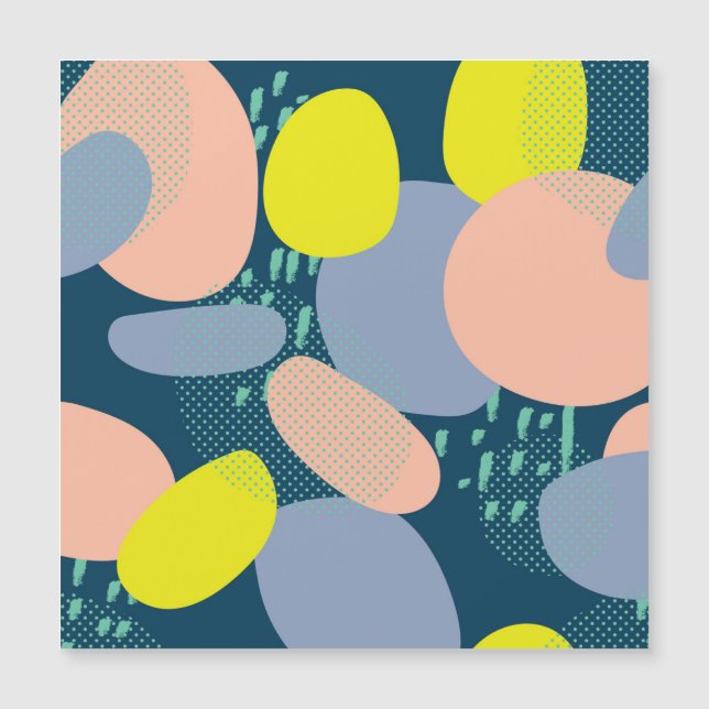 Formas Geométricas: Estilo Colorido de Memphis (Frente)