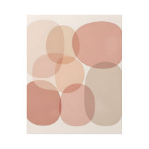 Formas Orgânicas Minimalistas Abstratas Boho Terra