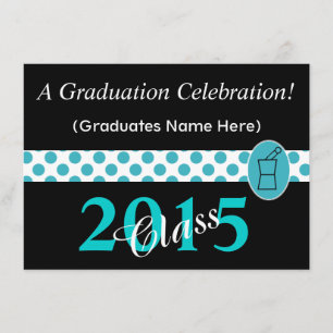 Formatação Farmacêutica Convites Teal e Black I