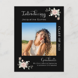 Formatação Floral Moderna Convite Fotográfico 2022