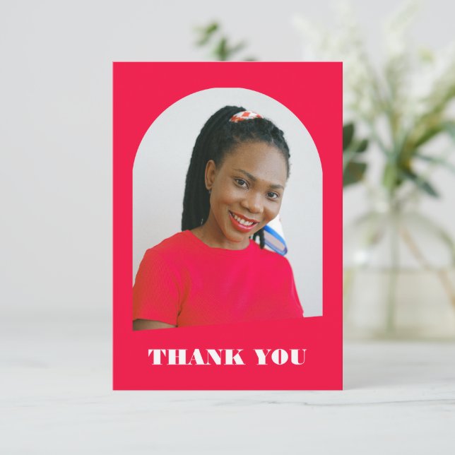 Formatação Rosa Moderna Arch de Tendência (Em pé/Frente)