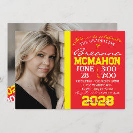 Formatação Vermelha e Amarela 2 Convite Fotográfic