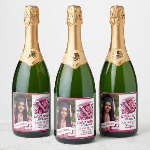 Formatura Brilho Personalizado com Foto Glam Rosa