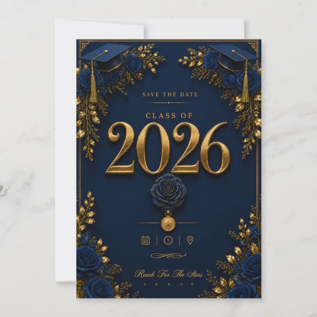 Formatura - Salve a Data + Cartão de Confirmação d (Frente)