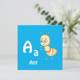 Formiga personalize ABC: Letra A - Adicione Seu No