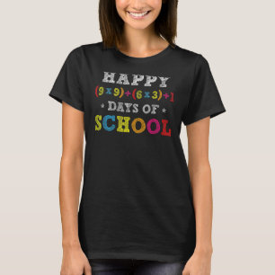 Fórmula Matemática 100 Dias De Camisas Escolares G