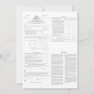 Formulário de Imposto de Renda Original 1040 de 19