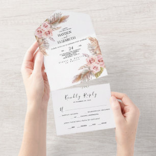 Fornecedores de Convite de casamento Bohemian Chic