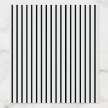 Forro de envelope listrado preto elegante moderno