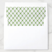 Forros de Envelope de Aquarela de Treliça de Bambu