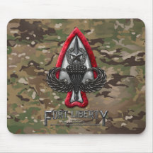 Fort Liberty Camo Mousepad