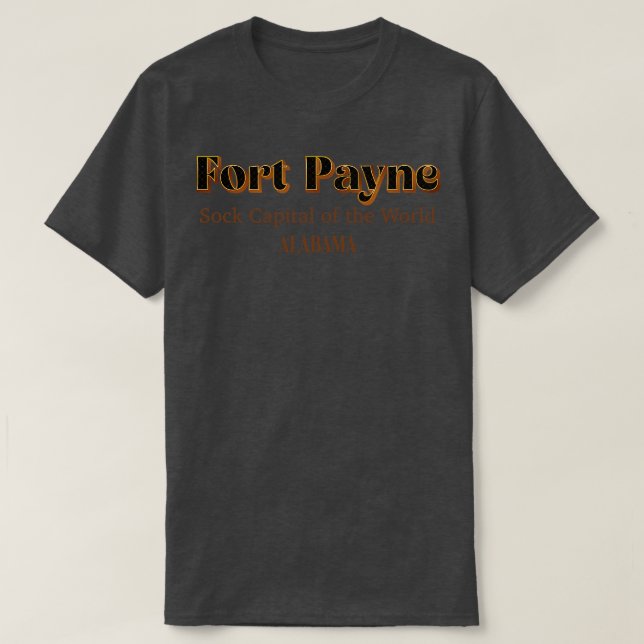 Fort Payne Capital Da Camisa Do Mundo (Frente do Design)