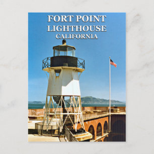 Fort Point Lighthouse, Cartão postal da Califórn