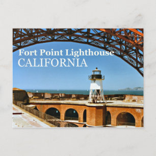 Fort Point Lighthouse, Cartão postal da Califórn