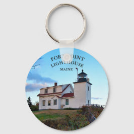 Fort Point Lighthouse Maine Chaveiro