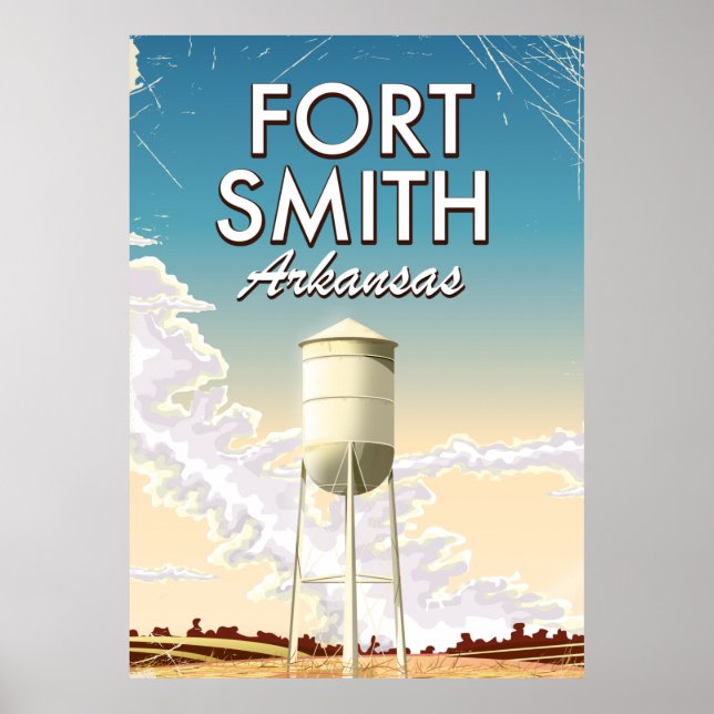 Fort Smith poster de viagens (Frente)