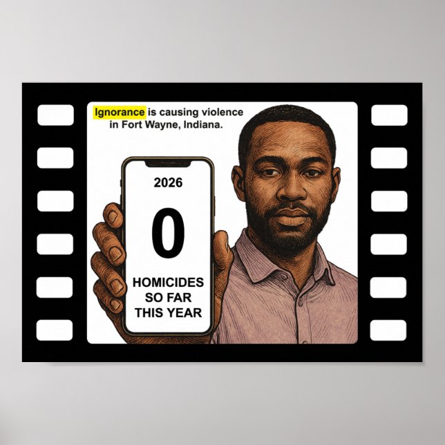 Fort Wayne, Indiana Poster (Frente)