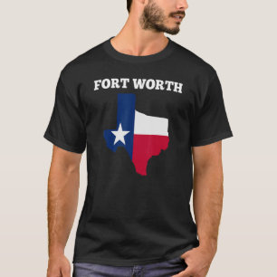 Fort Worth Texas Graphic Camisetas Texas Flag Mãe