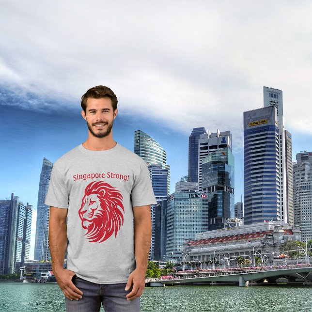 Forte Camisa do Dia Nacional de Singapura (Criador carregado)