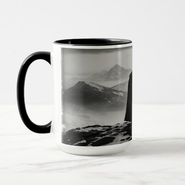 forte caneca de guerreiro - café de fantasia preto (Esquerda)