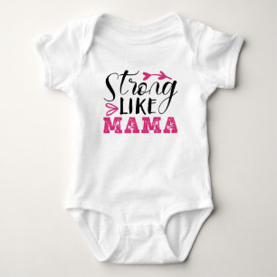 FORTE COMO A MÃE, BABY T-SHIRT DESIGN