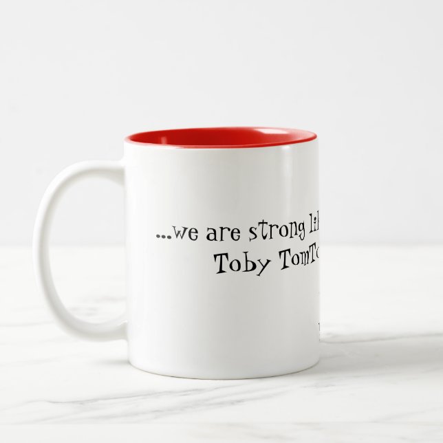 Forte como uma caneca de café cerâmica do carvalho (Esquerda)