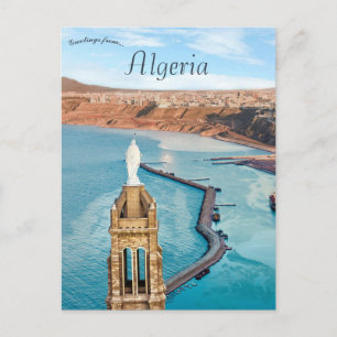 Forte de Santa Cruz Orã Argélia Cartão Postal