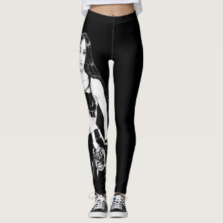 Forte e bela - b&w leggings