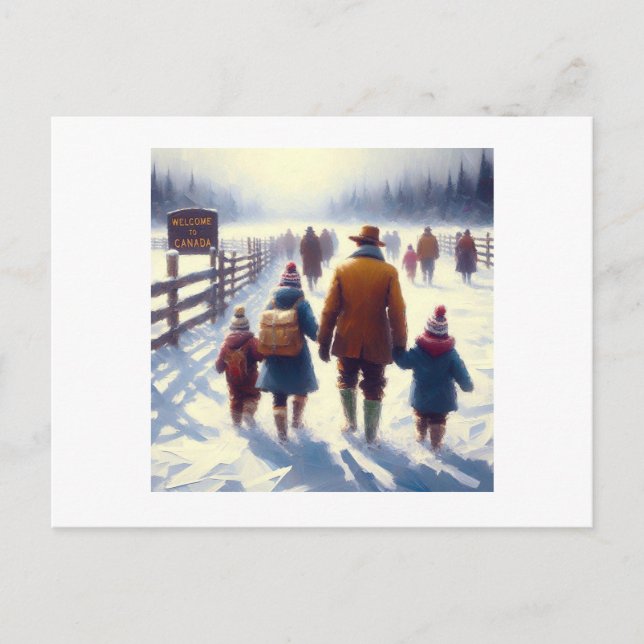 Forte e Livre Canadá, com redação, Cartões (Frente)