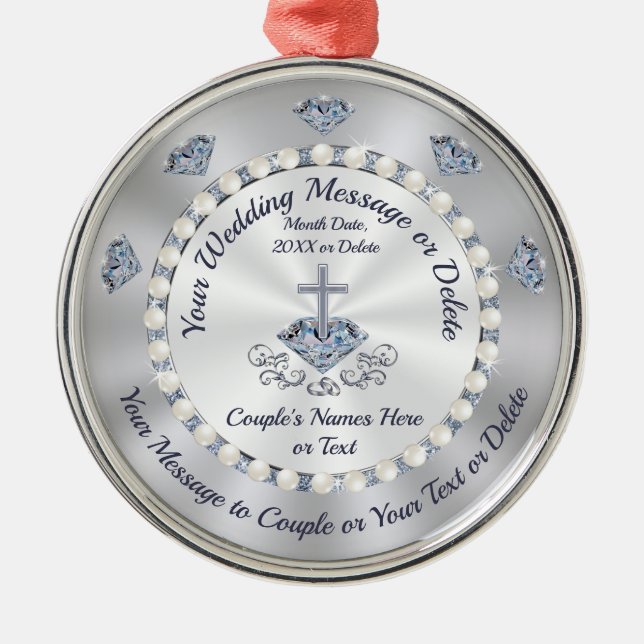 Fortemente Personalizado, Ornamentos Cristãos de C (Frente)