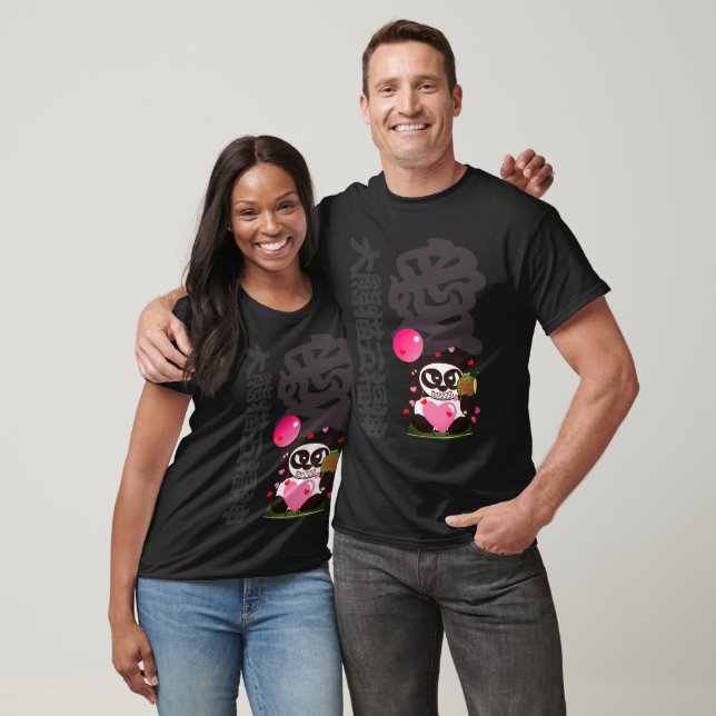 Fortune - Cinco Camisetas Gigantes Panda Gods (Unissex)