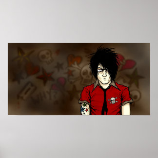 Forumwarz Emo Kid Poster
