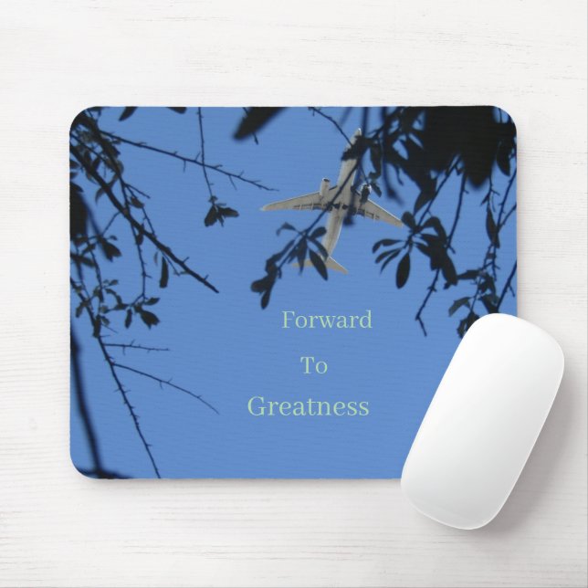 Forward to Greatness Mousepad (Com mouse)