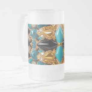 Fosco de caneca de vidro com design das Bahamas